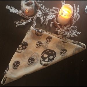 Sheer skull scarf
